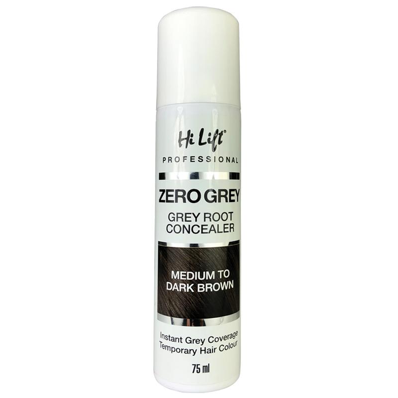 Hi Lift Zero Grey Root Concealer / Medium to Dark Brown 75ml