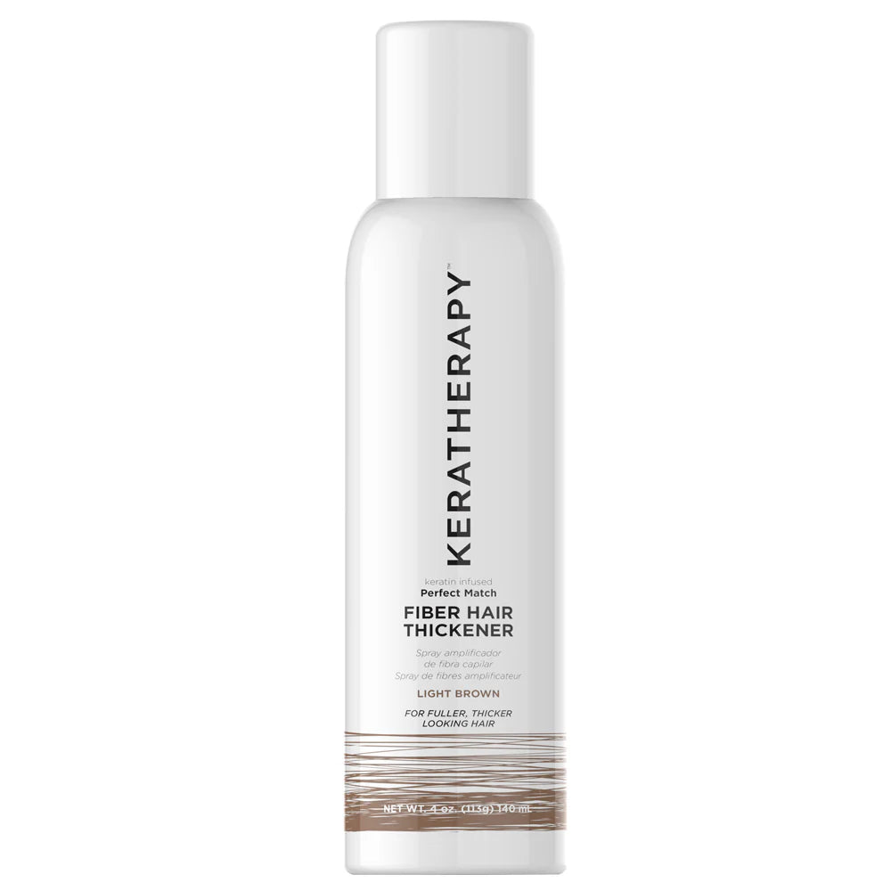 Keratherapy Fiber Hair Thickener Spray / Light Brown 140ml