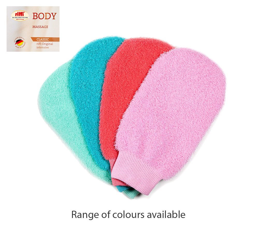 riffi® Original Double-Sided Exfoliating Massage Mitt (multiple colours available)