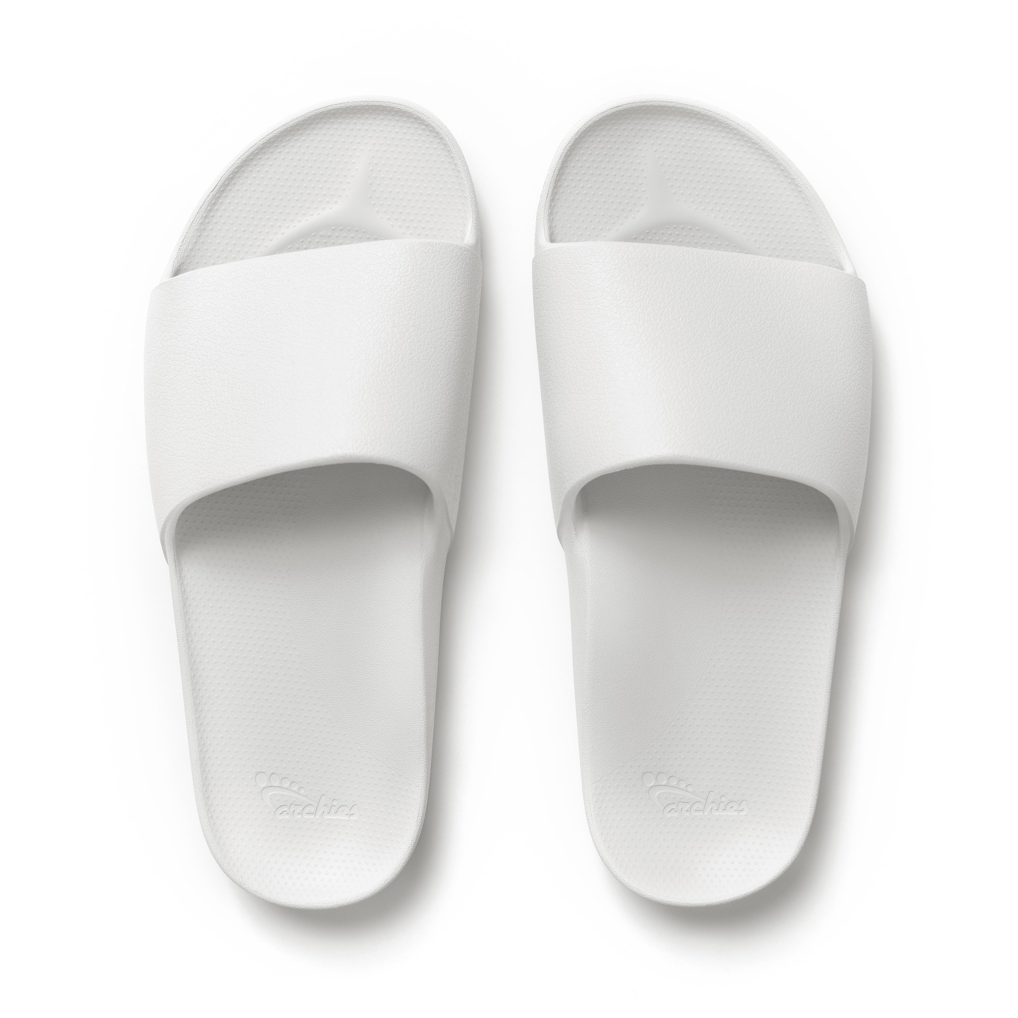 Archies Arch Support Slides / White